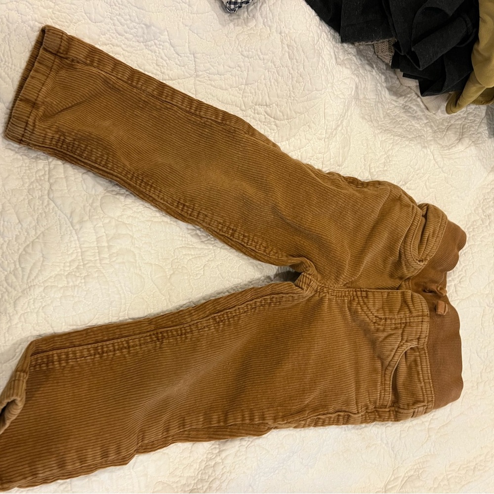 Hanna Andersson Tan Corduroy Kids Pants